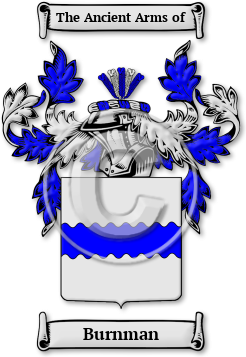 Burnman Family Crest Download (jpg) Legacy Series - 150 DPI