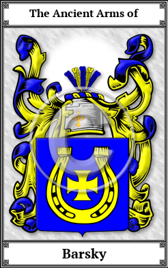 Barsky Family Crest Download (JPG)  Book Plated - 150 DPI