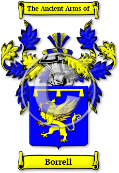 Borrell Family Crest Download (jpg) Legacy Series - 150 DPI