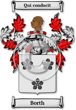 Borth Family Crest Download (jpg) Legacy Series - 150 DPI