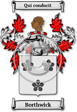 Borthwick Family Crest Download (JPG) Legacy Series - 300 DPI