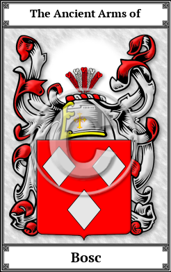Bosc Family Crest Download (JPG)  Book Plated - 150 DPI