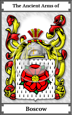 Boscow Family Crest Download (JPG) Book Plated - 600 DPI