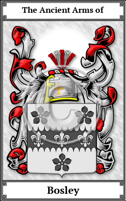 Bosley Family Crest Download (JPG)  Book Plated - 150 DPI