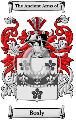 Bosly Family Crest Download (JPG) Heritage Series - 600 DPI