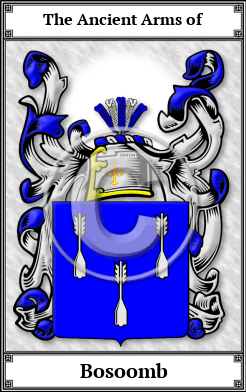 Bosoomb Family Crest Download (JPG)  Book Plated - 150 DPI