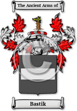 Bastik Family Crest Download (jpg) Legacy Series - 150 DPI