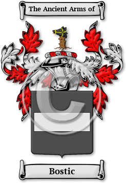 Bostic Family Crest Download (jpg) Legacy Series - 150 DPI