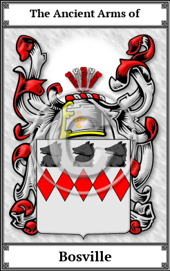 Bosville Family Crest Download (JPG) Book Plated - 600 DPI