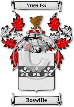 Boswille Family Crest Download (JPG) Legacy Series - 600 DPI