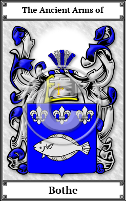 Bothe Family Crest Download (JPG)  Book Plated - 150 DPI