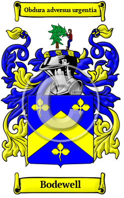 Bodewell Family Crest/Coat of Arms