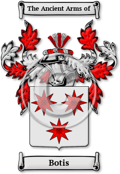 Botis Family Crest Download (jpg) Legacy Series - 150 DPI