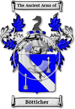 Bötticher Family Crest Download (jpg) Legacy Series - 150 DPI