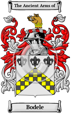 Bodele Family Crest Download (JPG) Heritage Series - 600 DPI