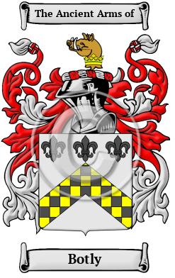 Botly Family Crest/Coat of Arms