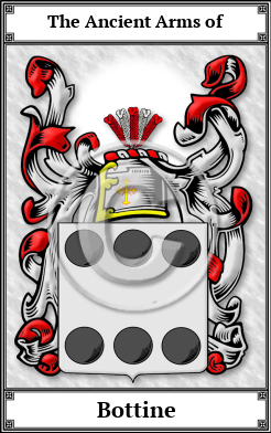 Bottine Family Crest Download (JPG) Book Plated - 600 DPI