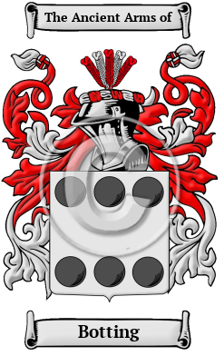 Botting Family Crest/Coat of Arms