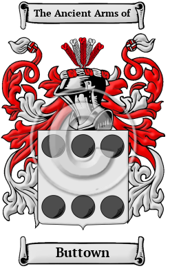Buttown Family Crest Download (JPG) Heritage Series - 600 DPI