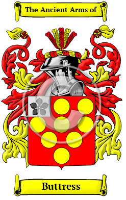 Buttress Family Crest/Coat of Arms