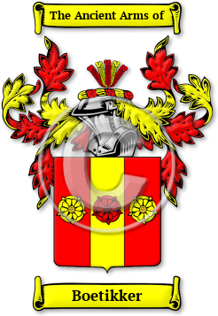 Boetikker Family Crest Download (jpg) Legacy Series - 150 DPI