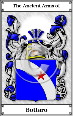 Bottaro Family Crest Download (JPG)  Book Plated - 150 DPI