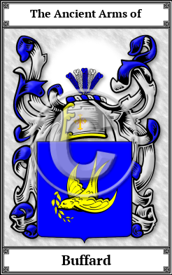 Buffard Family Crest Download (JPG)  Book Plated - 150 DPI