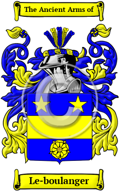Le-boulanger Family Crest Download (JPG) Heritage Series - 300 DPI