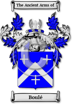 Boulé Family Crest Download (jpg) Legacy Series - 150 DPI