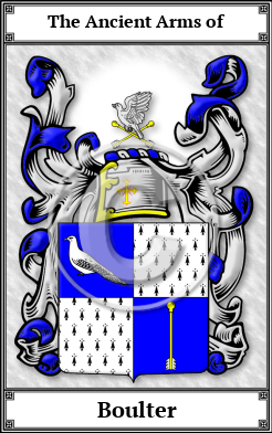 Boulter Family Crest Download (JPG)  Book Plated - 150 DPI