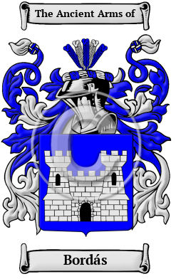 Bordás Family Crest Download (JPG) Heritage Series - 300 DPI