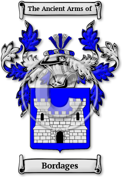 Bordages Family Crest Download (jpg) Legacy Series - 150 DPI