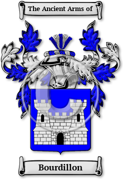 Bourdillon Family Crest Download (jpg) Legacy Series - 150 DPI