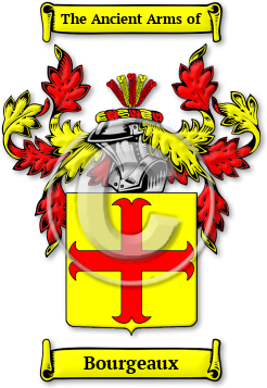 Bourgeaux Family Crest Download (jpg) Legacy Series - 150 DPI
