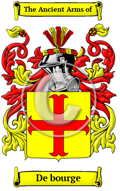 De bourge Family Crest/Coat of Arms