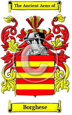 Borghese Family Crest Download (JPG) Heritage Series - 600 DPI