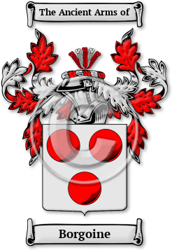 Borgoine Family Crest Download (JPG) Legacy Series - 600 DPI