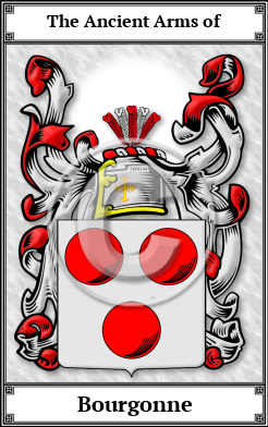 Bourgonne Family Crest Download (JPG)  Book Plated - 150 DPI