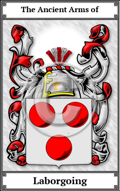 Laborgoing Family Crest Download (JPG)  Book Plated - 150 DPI