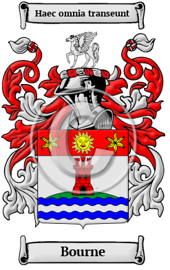 Bourne Family Crest Download (JPG) Heritage Series - 600 DPI
