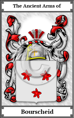 Bourscheid Family Crest Download (JPG)  Book Plated - 150 DPI