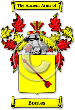 Boutes Family Crest Download (JPG) Legacy Series - 600 DPI