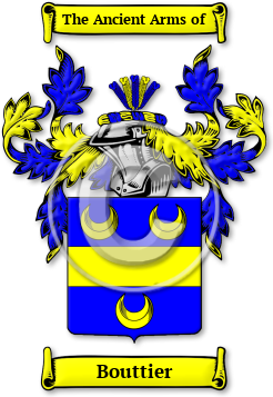 Bouttier Family Crest Download (jpg) Legacy Series - 150 DPI