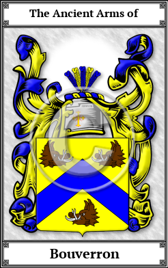Bouverron Family Crest Download (JPG)  Book Plated - 150 DPI