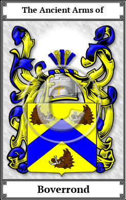 Boverrond Family Crest Download (JPG)  Book Plated - 150 DPI