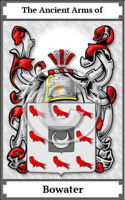 Bowater Family Crest Download (JPG) Book Plated - 600 DPI