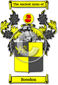 Bowdon Family Crest Download (jpg) Legacy Series - 150 DPI