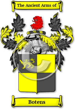 Botens Family Crest Download (jpg) Legacy Series - 150 DPI