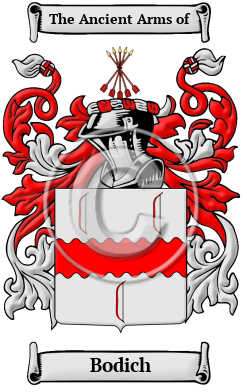 Bodich Family Crest/Coat of Arms