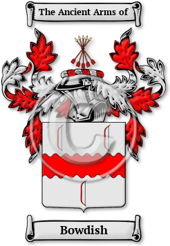 Bowdish Family Crest Download (jpg) Legacy Series - 150 DPI